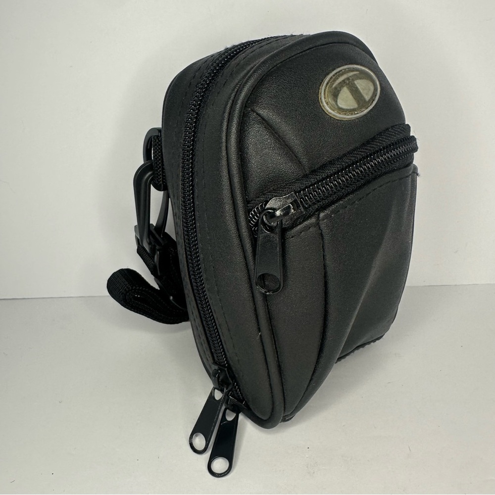 Trax Camera Pouch Black Zippered Pouch Bag Carey Case With Strap & Belt Loup NEW